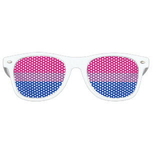 Bisexual Pride Flag Retro Sunglasses