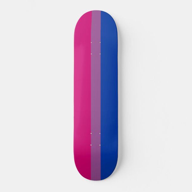 Bisexual Pride Flag Skateboard (Front)