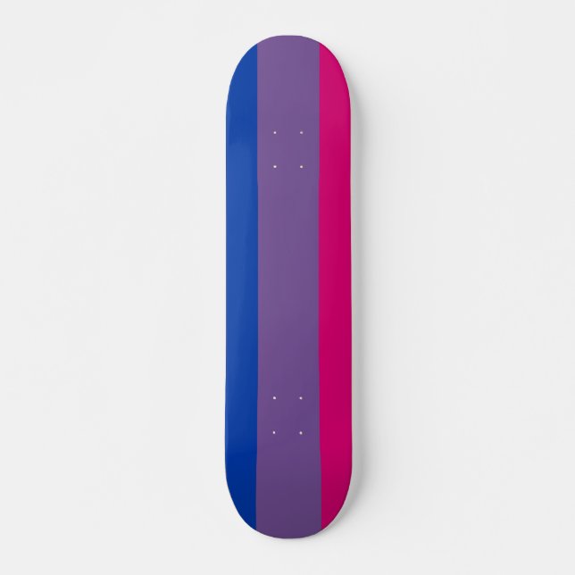Bisexual Pride Flag Skateboard (Front)