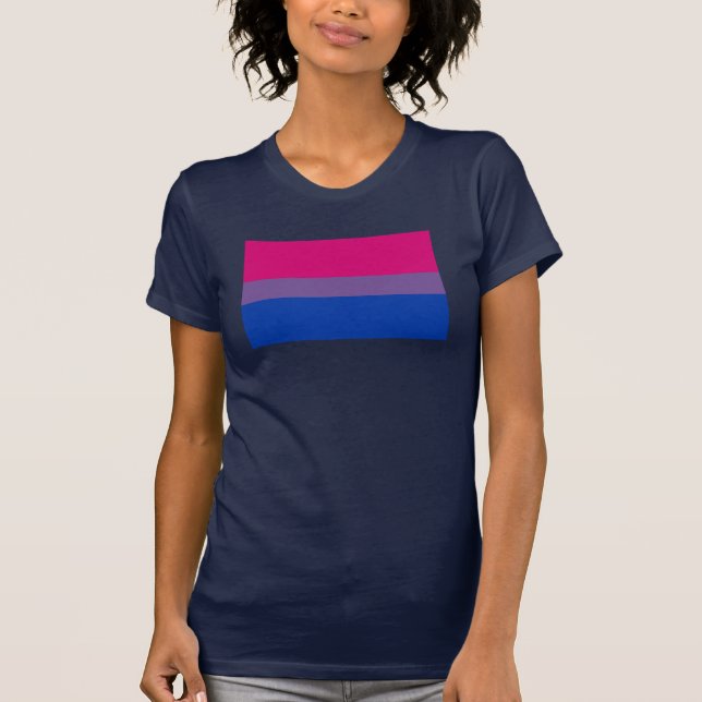 Bisexual Pride Flag T-Shirt (Front)