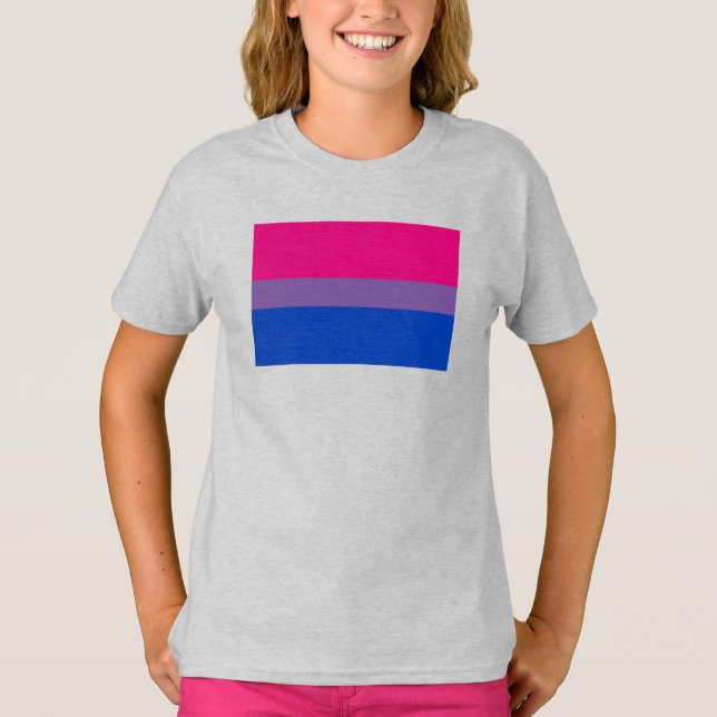 Bisexual Pride Flag T-Shirt (Front)