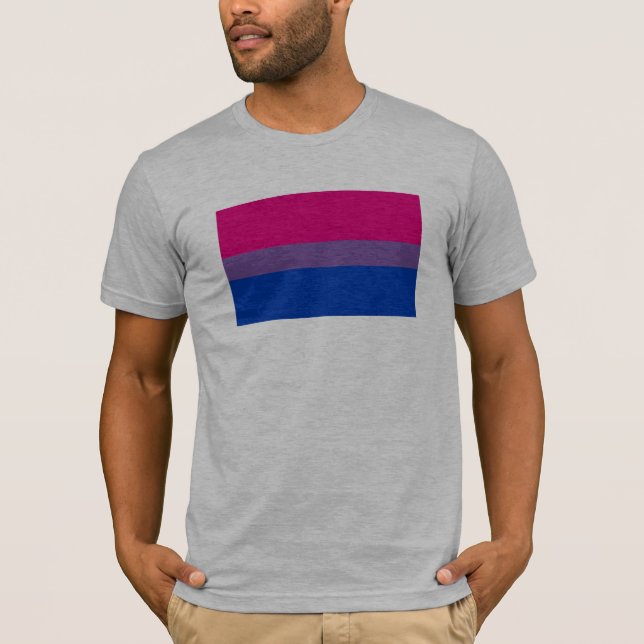 Bisexual Pride Flag T-Shirt (Front)