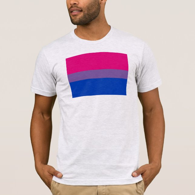 Bisexual Pride Flag T-Shirt (Front)