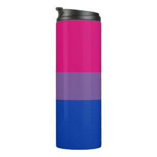 Bisexual Pride Flag Thermal Tumbler