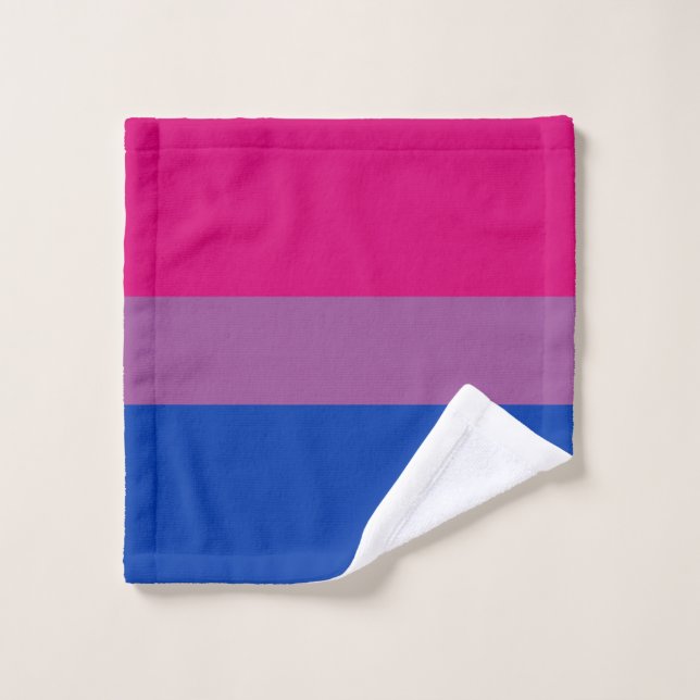 Bisexual Pride Flag Wash Cloth (Wash Cloth)
