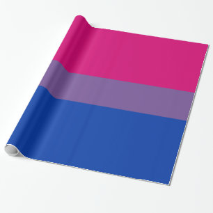 Bisexual Pride Flag Wrapping Paper