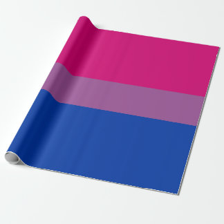 Bisexual Pride Flag Wrapping Paper
