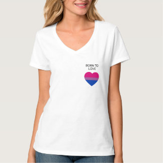 Bisexual Pride Heart T-Shirt