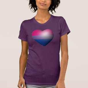 BISEXUAL PRIDE HEART T-Shirt
