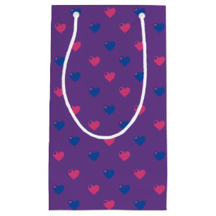Bisexual Pride Hearts Gift Bag
