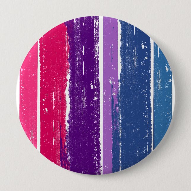 BISEXUAL PRIDE INK BAR 10 CM ROUND BADGE (Front)