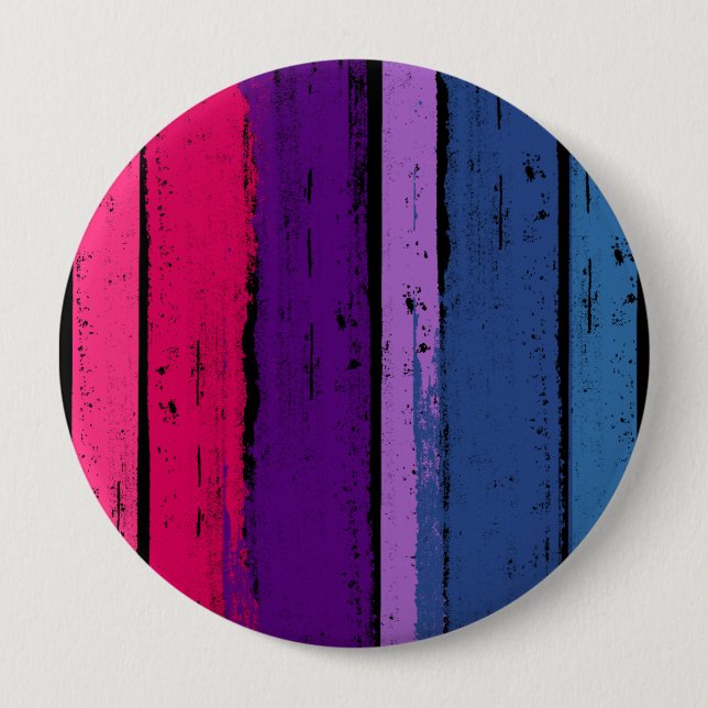 BISEXUAL PRIDE INK BAR -.png 10 Cm Round Badge (Front)