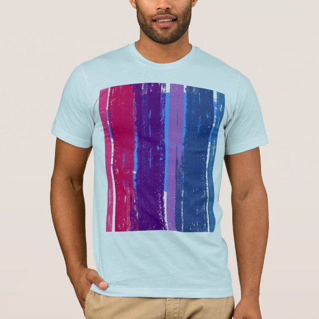 BISEXUAL PRIDE INK BAR -.png T-Shirt (Front)