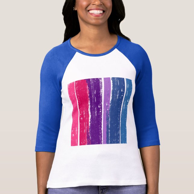 BISEXUAL PRIDE INK BAR T-Shirt (Front)