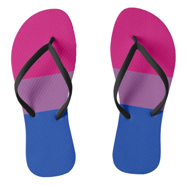 Bisexual Pride Jandals (Footbed)