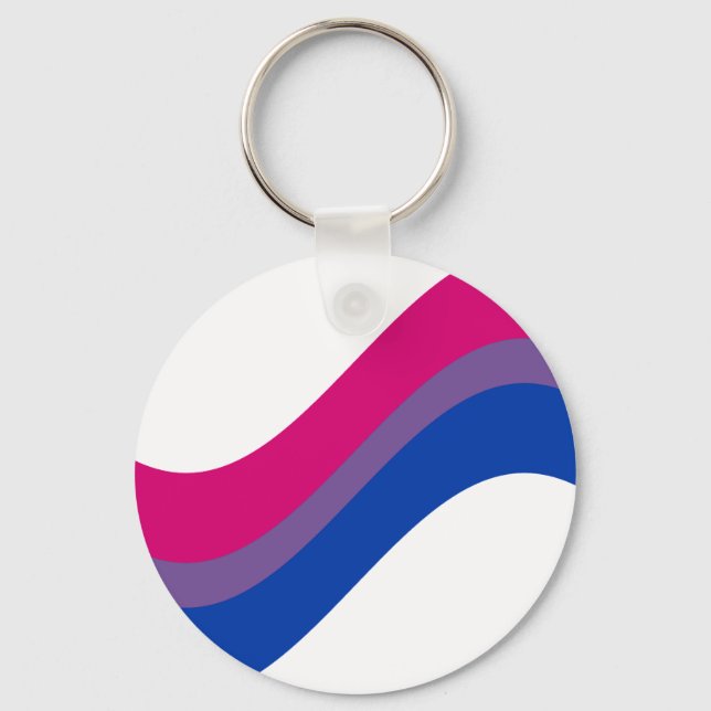 Bisexual Pride Key Ring (Front)
