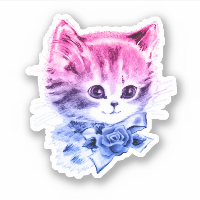 Bisexual Pride Kitty (Front)