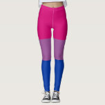 Bisexual Pride Leggings<br><div class="desc">Embrace the beauty of the bi spectrum with our "Bisexual Pride" This design features the iconic Bisexual pride colours, symbolising individuals who are attracted to more than one gender. Made with durable materials, this outdoor flag is perfect for showing your support, raising awareness, or displaying during Pride events. Fly the...</div>