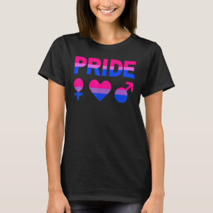 Bisexual Pride Lgbtqia Love Support Bi Men Women B T-Shirt