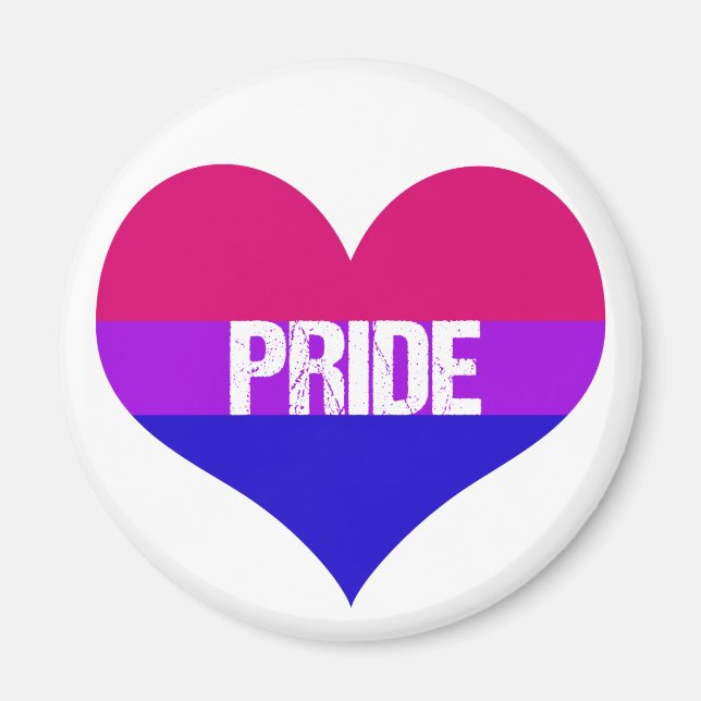 Bisexual Pride Love Magnet (Front)