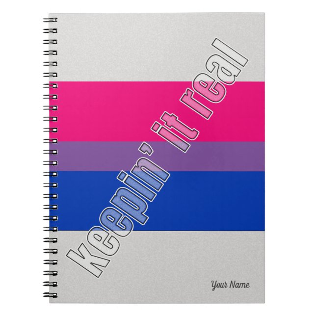 Bisexual Pride Notebook (Front)
