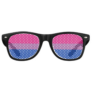 Bisexual Pride! Retro Sunglasses