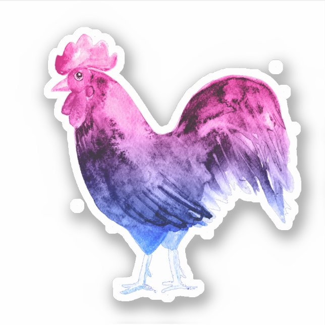 Bisexual Pride Rooster (Front)