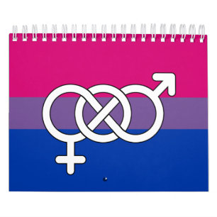 Bisexual Pride Symbol Flag Calendar