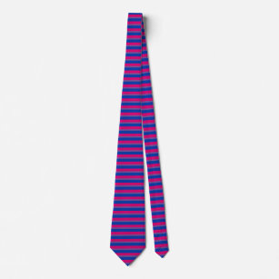 Bisexual Pride tie - striped