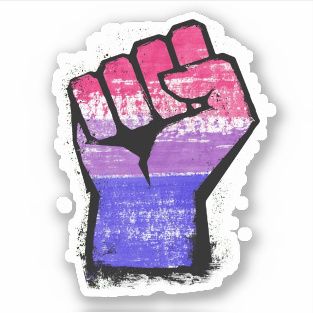 Bisexual Protest Fist (Front)