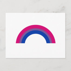 Bisexual Rainbow Postcard