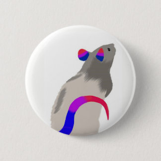 Bisexual Rat 6 Cm Round Badge