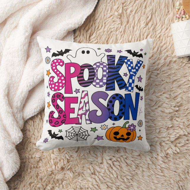 Bisexual Spooky Season Halloween Cushion (Blanket)