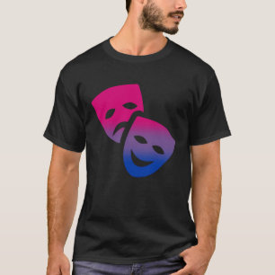 Bisexual Subtle Bi Pride LGBTQ Theatre Theater and T-Shirt