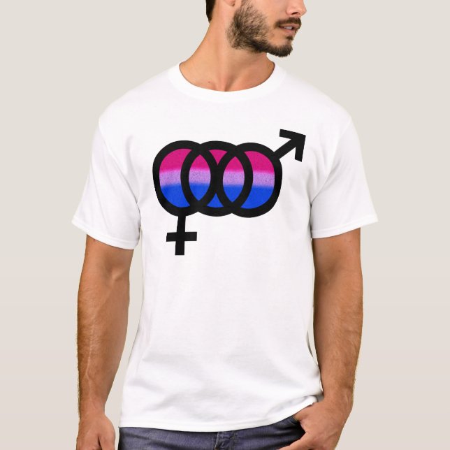 Bisexual Symbol T-Shirt (Front)