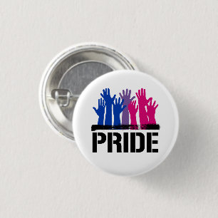 Bisexual Together Pride 3 Cm Round Badge