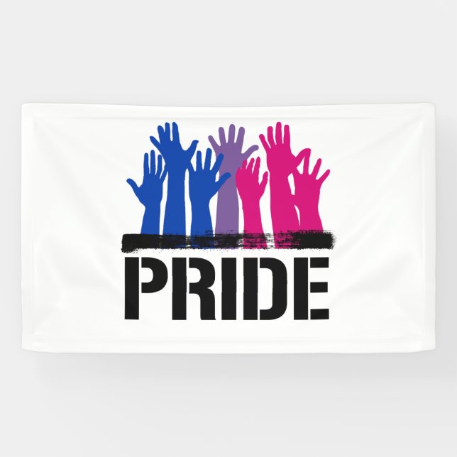 Bisexual Together Pride Banner (Horizontal)