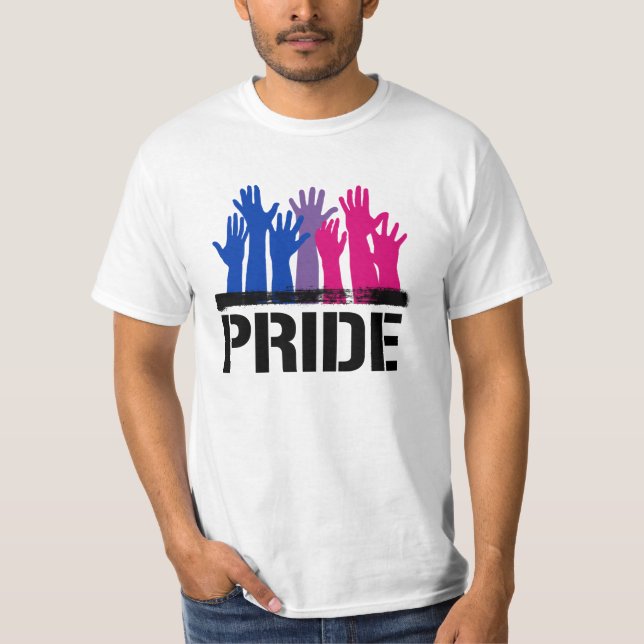 Bisexual Together Pride T-Shirt (Front)