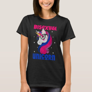 Bisexual Unicorn Bi Flag Bisexuality Pride Lgbt Al T-Shirt