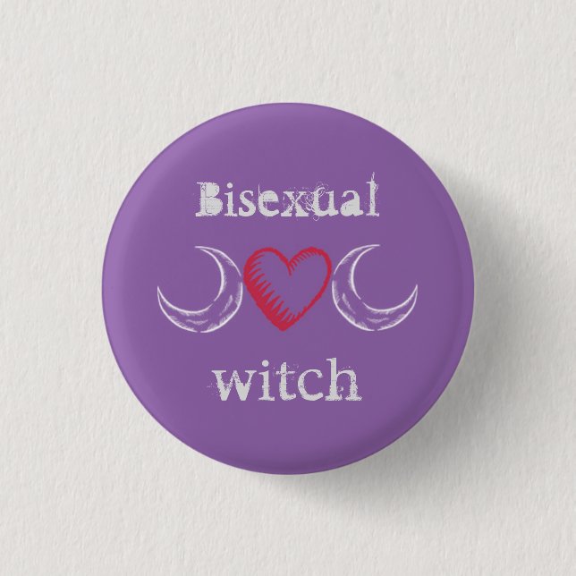 Bisexual witch badge / (Front)