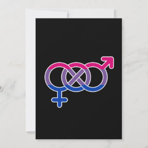Bisexuality Gender Symbol Holiday Card
