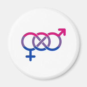 Bisexuality Gender Symbol Magnet