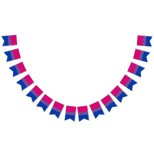 Bisexuality pride flag banner