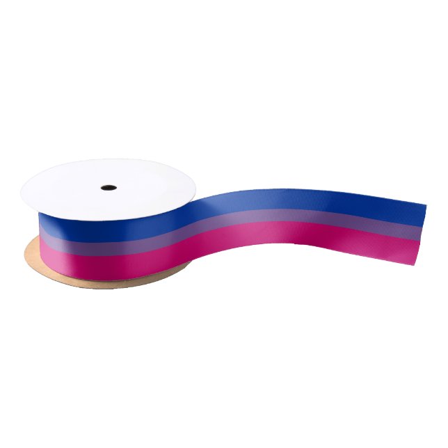 Bisexuality pride flagribbon satin ribbon (Spool)