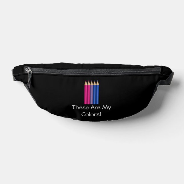 Bisexuality pride pencils  bum bags (Lay Down)