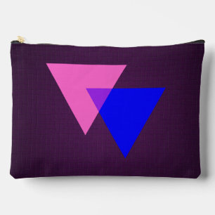 Bisexuality symbol accessory pouch