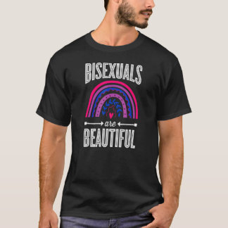Bisexuals Are Beautiful Bisexual Pride Bohemian Ra T-Shirt