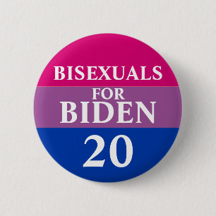 Bisexuals For Biden Button