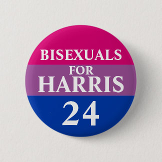 Bisexuals For Harris Button