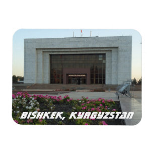 Bishkek Brutalist Architectre - Kyrgyzstan Magnet